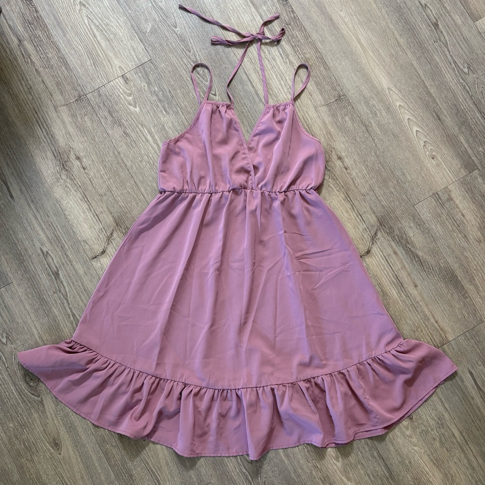 SHEIN L Pink Mini Dress